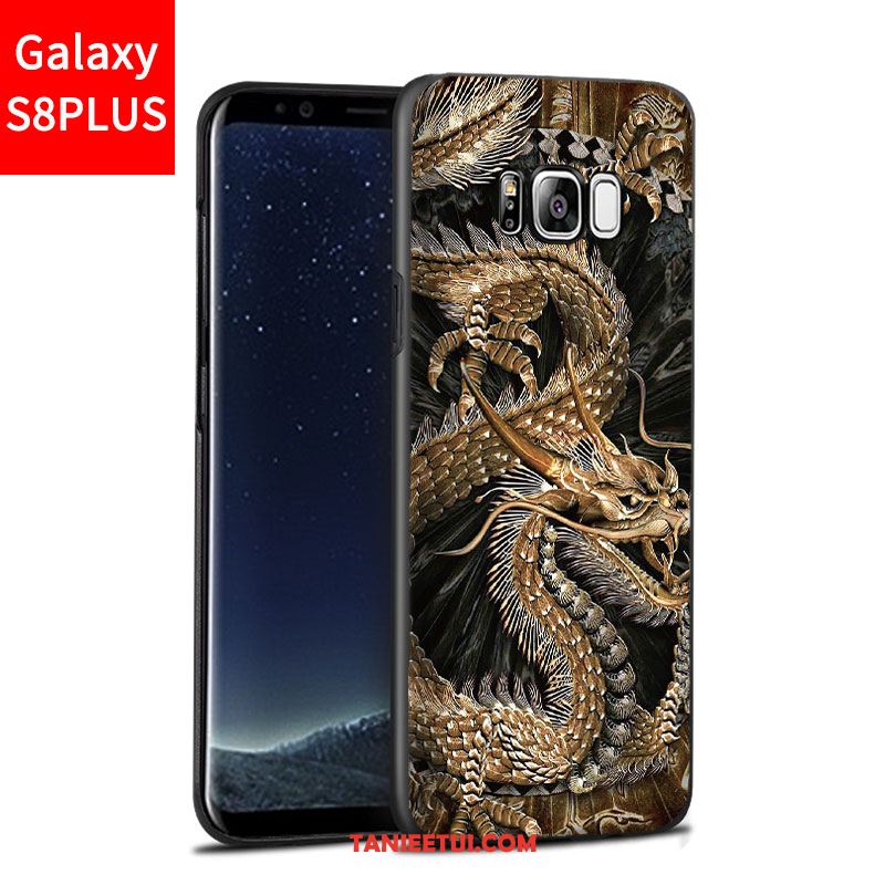 Etui Samsung Galaxy S8+ Anti-fall Gwiazda Nubuku, Futerał Samsung Galaxy S8+ Relief Niebieski Ochraniacz