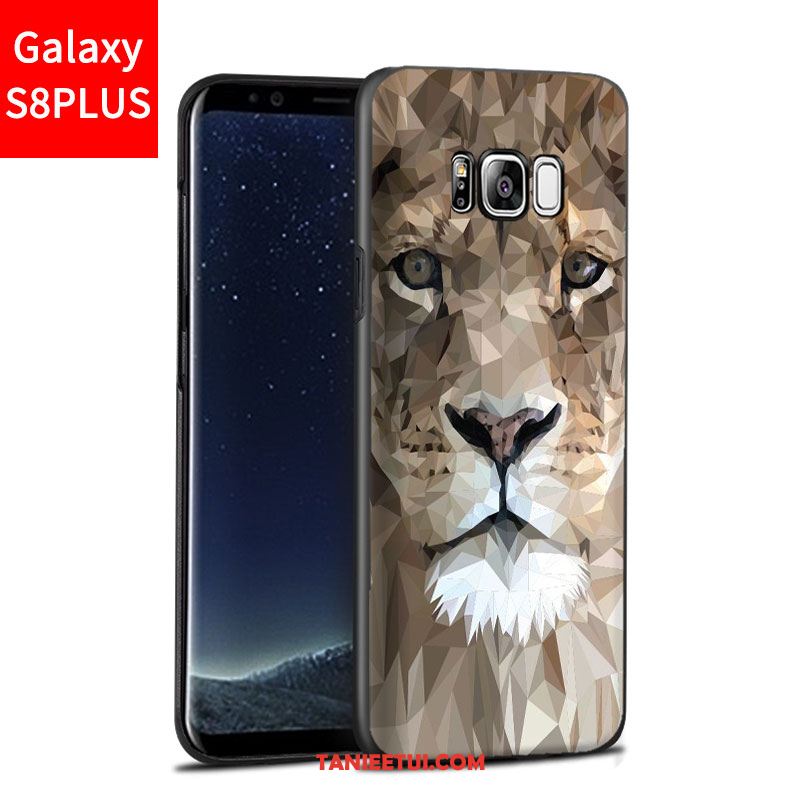 Etui Samsung Galaxy S8+ Anti-fall Gwiazda Nubuku, Futerał Samsung Galaxy S8+ Relief Niebieski Ochraniacz