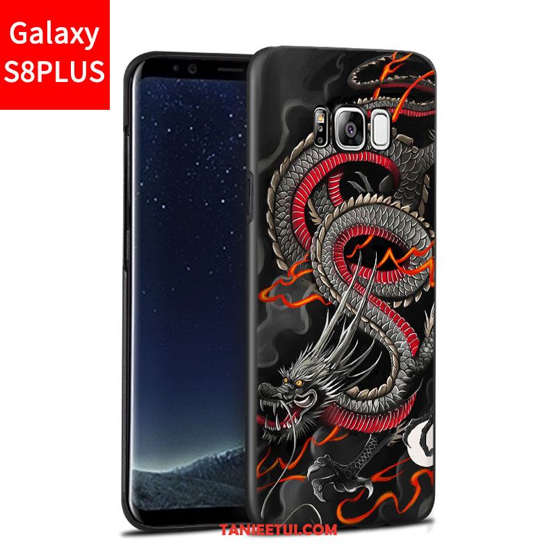 Etui Samsung Galaxy S8+ Anti-fall Gwiazda Nubuku, Futerał Samsung Galaxy S8+ Relief Niebieski Ochraniacz