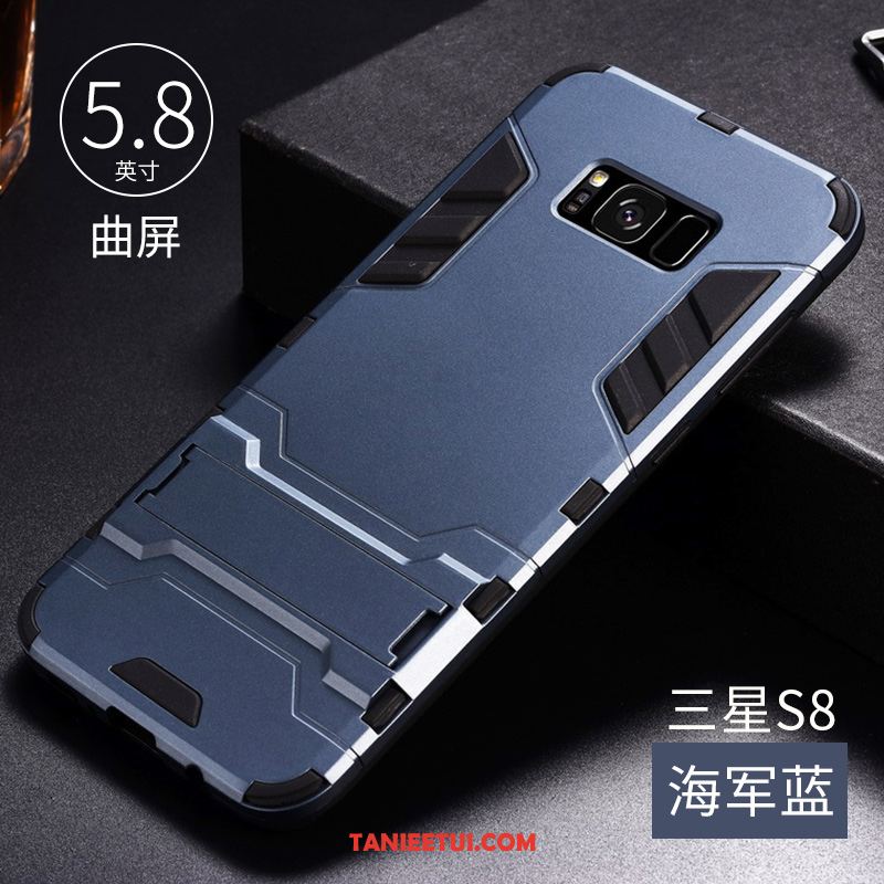 Etui Samsung Galaxy S8 Anti-fall Szary All Inclusive, Futerał Samsung Galaxy S8 Ochraniacz Nubuku Gwiazda