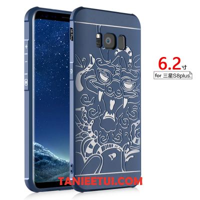 Etui Samsung Galaxy S8+ Czarny Relief Kreskówka, Futerał Samsung Galaxy S8+ Ochraniacz Gwiazda Wiszące Ozdoby