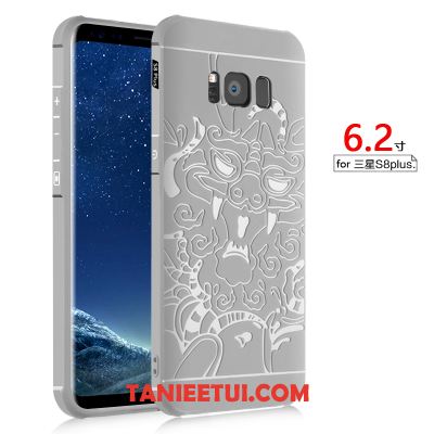 Etui Samsung Galaxy S8+ Czarny Relief Kreskówka, Futerał Samsung Galaxy S8+ Ochraniacz Gwiazda Wiszące Ozdoby