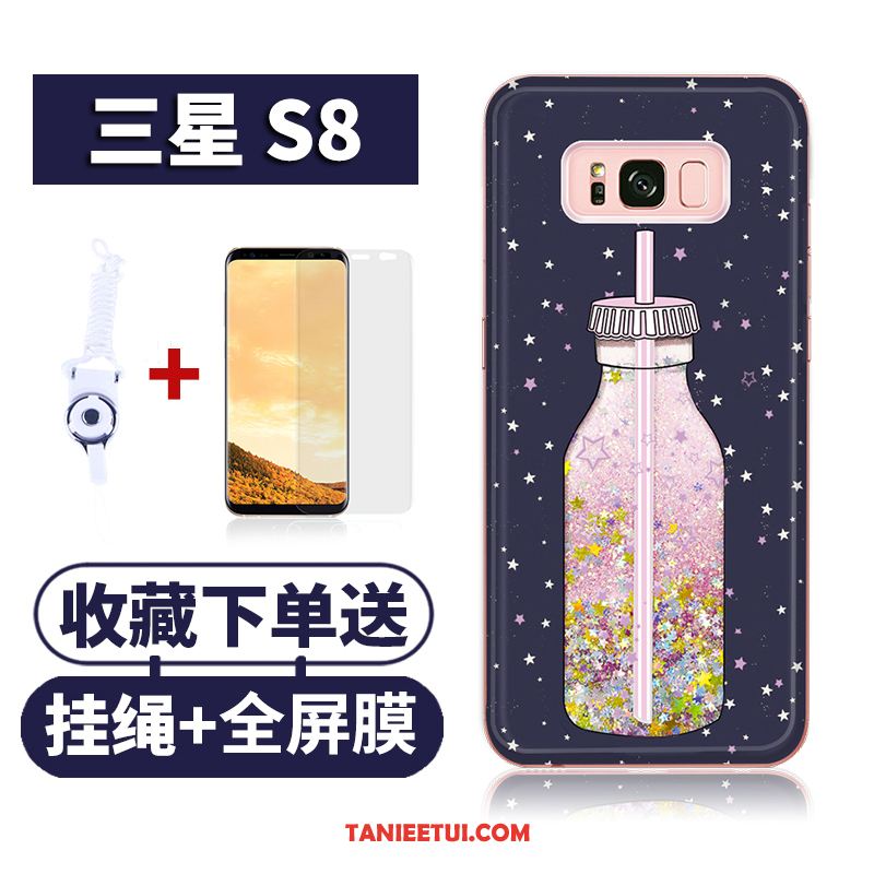 Etui Samsung Galaxy S8 Ochraniacz Gwiazda Tendencja, Obudowa Samsung Galaxy S8 Telefon Komórkowy Czarny Quicksand