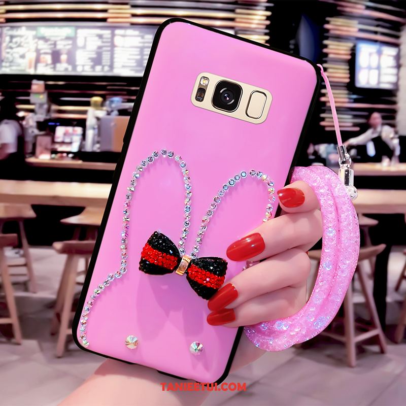 Etui Samsung Galaxy S8+ Ochraniacz Silikonowe Gwiazda, Obudowa Samsung Galaxy S8+ Żółty Telefon Komórkowy Rhinestone