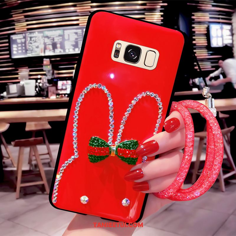 Etui Samsung Galaxy S8+ Ochraniacz Silikonowe Gwiazda, Obudowa Samsung Galaxy S8+ Żółty Telefon Komórkowy Rhinestone