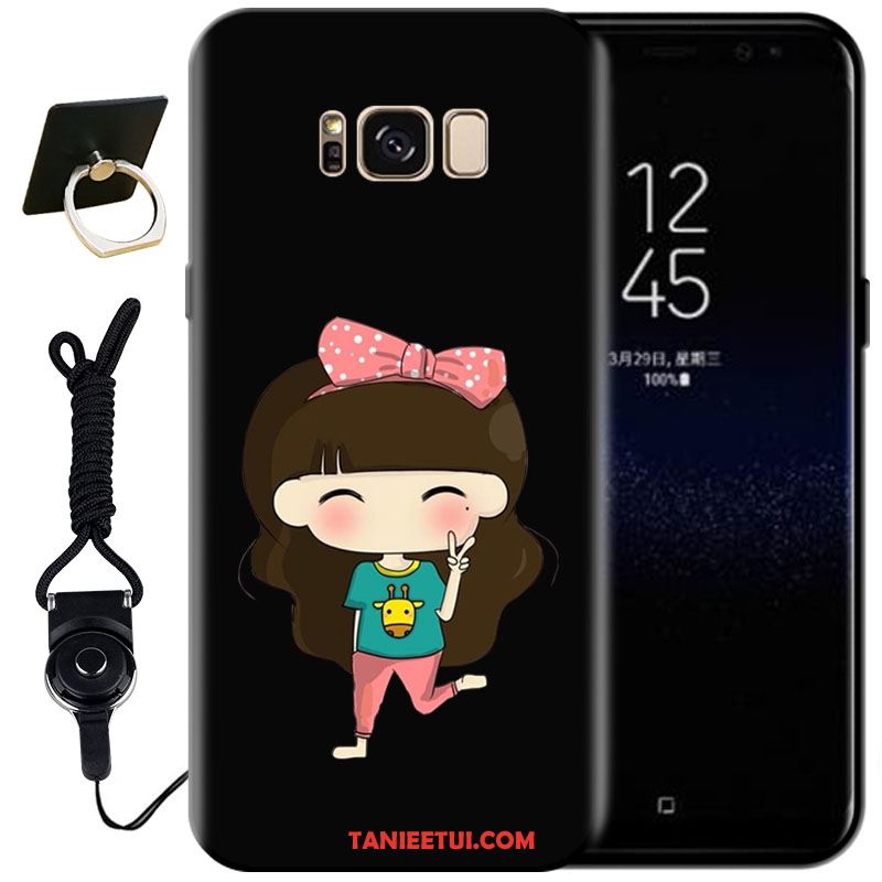 Etui Samsung Galaxy S8+ Relief Moda Silikonowe, Pokrowce Samsung Galaxy S8+ Czarny Kolor Ochraniacz