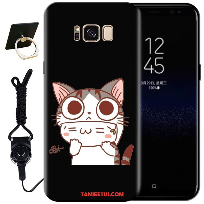 Etui Samsung Galaxy S8+ Relief Moda Silikonowe, Pokrowce Samsung Galaxy S8+ Czarny Kolor Ochraniacz