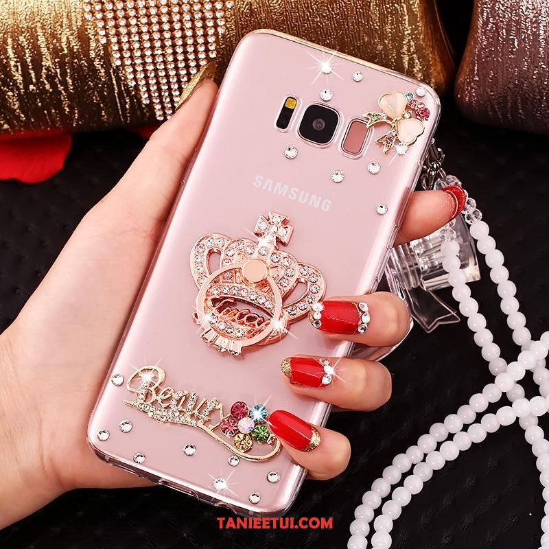 Etui Samsung Galaxy S8+ Silikonowe Rhinestone Gwiazda, Obudowa Samsung Galaxy S8+ Tendencja Kwiaty Telefon Komórkowy