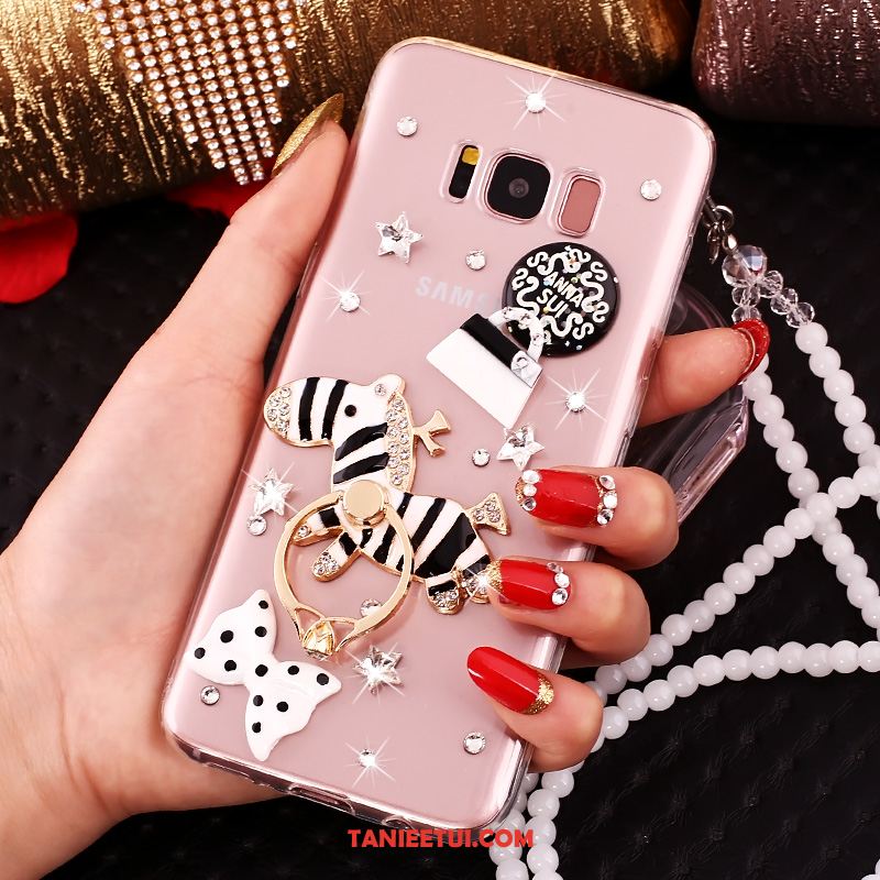 Etui Samsung Galaxy S8+ Silikonowe Rhinestone Gwiazda, Obudowa Samsung Galaxy S8+ Tendencja Kwiaty Telefon Komórkowy