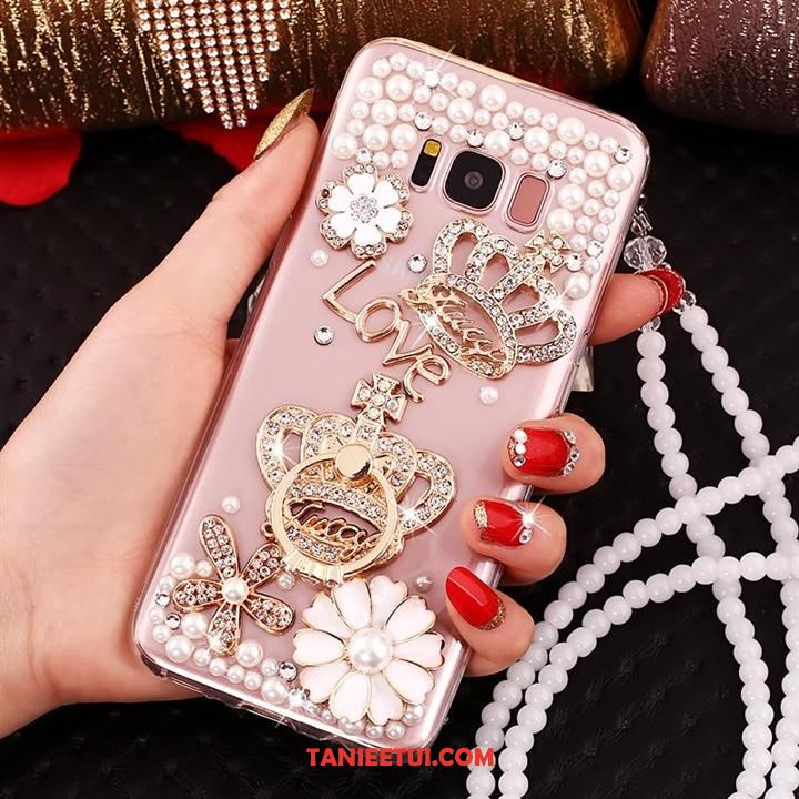 Etui Samsung Galaxy S8+ Silikonowe Rhinestone Gwiazda, Obudowa Samsung Galaxy S8+ Tendencja Kwiaty Telefon Komórkowy