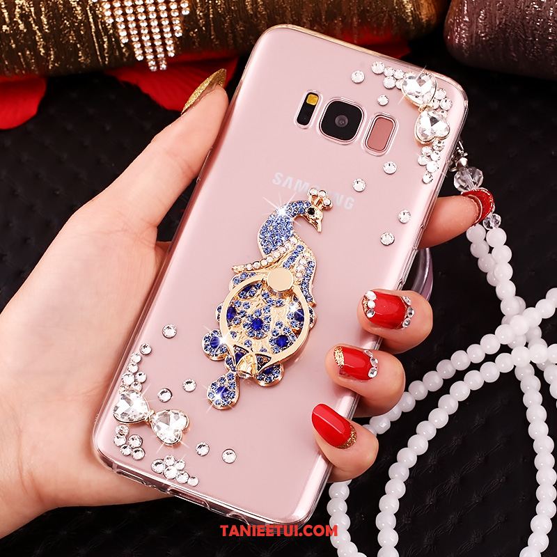 Etui Samsung Galaxy S8+ Silikonowe Rhinestone Gwiazda, Obudowa Samsung Galaxy S8+ Tendencja Kwiaty Telefon Komórkowy