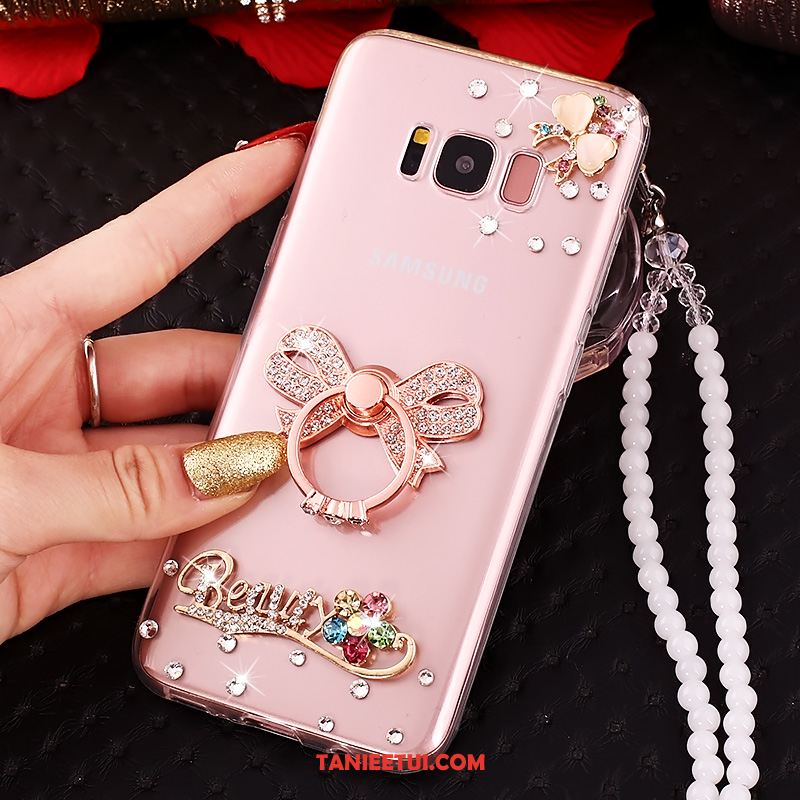 Etui Samsung Galaxy S8+ Silikonowe Rhinestone Gwiazda, Obudowa Samsung Galaxy S8+ Tendencja Kwiaty Telefon Komórkowy