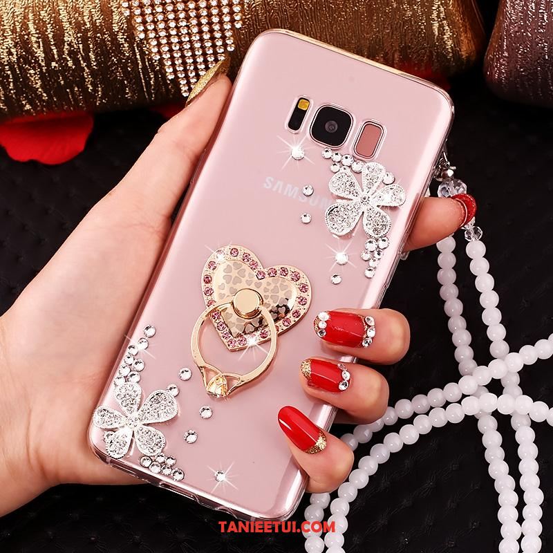 Etui Samsung Galaxy S8+ Silikonowe Rhinestone Gwiazda, Obudowa Samsung Galaxy S8+ Tendencja Kwiaty Telefon Komórkowy