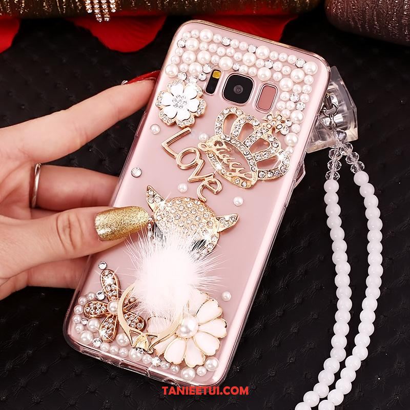 Etui Samsung Galaxy S8+ Silikonowe Rhinestone Gwiazda, Obudowa Samsung Galaxy S8+ Tendencja Kwiaty Telefon Komórkowy