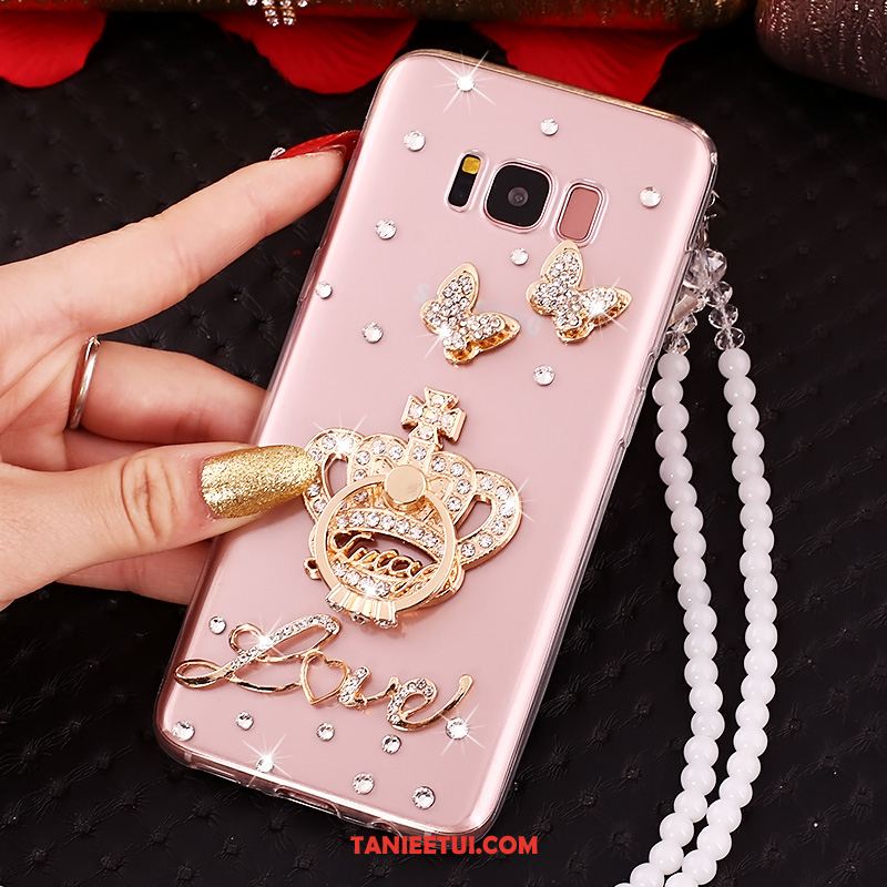 Etui Samsung Galaxy S8+ Silikonowe Rhinestone Gwiazda, Obudowa Samsung Galaxy S8+ Tendencja Kwiaty Telefon Komórkowy