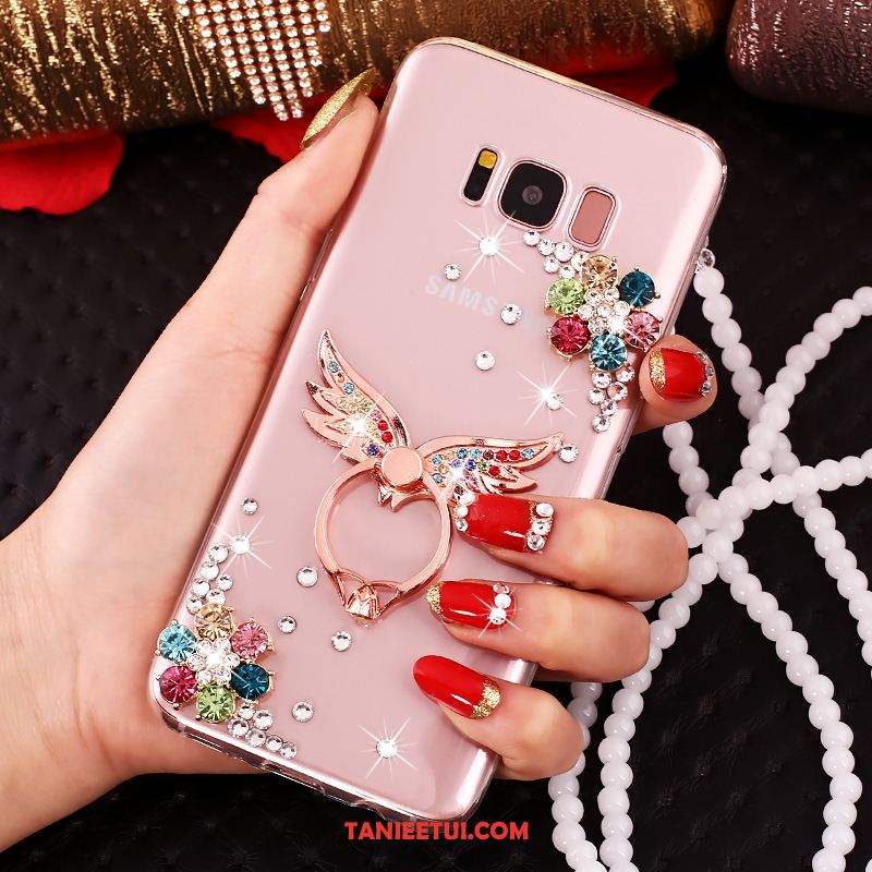 Etui Samsung Galaxy S8+ Silikonowe Rhinestone Gwiazda, Obudowa Samsung Galaxy S8+ Tendencja Kwiaty Telefon Komórkowy