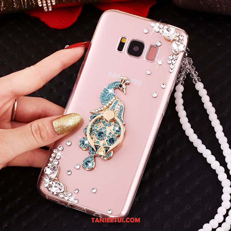 Etui Samsung Galaxy S8+ Silikonowe Rhinestone Gwiazda, Obudowa Samsung Galaxy S8+ Tendencja Kwiaty Telefon Komórkowy