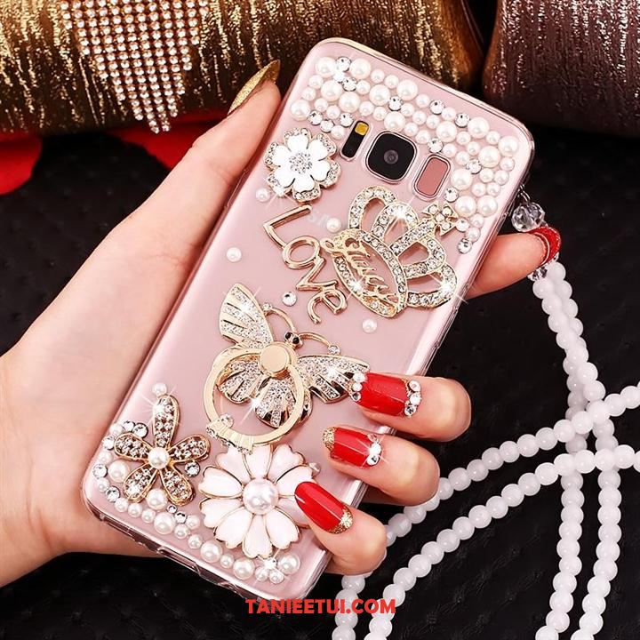 Etui Samsung Galaxy S8+ Silikonowe Rhinestone Gwiazda, Obudowa Samsung Galaxy S8+ Tendencja Kwiaty Telefon Komórkowy