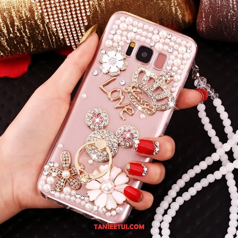 Etui Samsung Galaxy S8+ Silikonowe Rhinestone Gwiazda, Obudowa Samsung Galaxy S8+ Tendencja Kwiaty Telefon Komórkowy