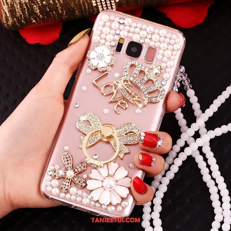 Etui Samsung Galaxy S8+ Silikonowe Rhinestone Gwiazda, Obudowa Samsung Galaxy S8+ Tendencja Kwiaty Telefon Komórkowy