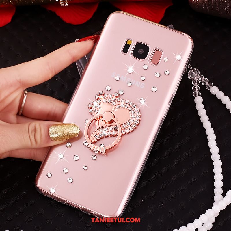 Etui Samsung Galaxy S8+ Silikonowe Rhinestone Gwiazda, Obudowa Samsung Galaxy S8+ Tendencja Kwiaty Telefon Komórkowy