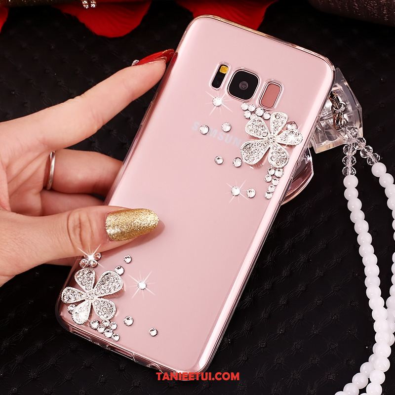 Etui Samsung Galaxy S8+ Silikonowe Rhinestone Gwiazda, Obudowa Samsung Galaxy S8+ Tendencja Kwiaty Telefon Komórkowy