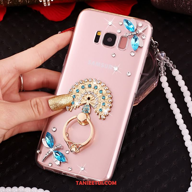 Etui Samsung Galaxy S8+ Silikonowe Rhinestone Gwiazda, Obudowa Samsung Galaxy S8+ Tendencja Kwiaty Telefon Komórkowy