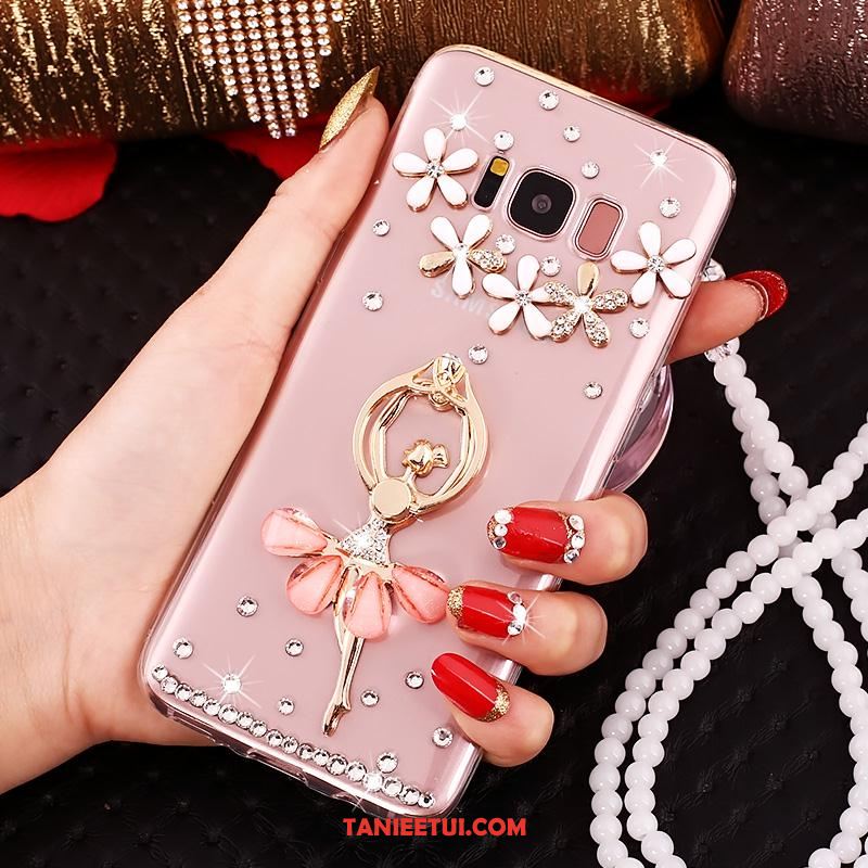 Etui Samsung Galaxy S8+ Silikonowe Rhinestone Gwiazda, Obudowa Samsung Galaxy S8+ Tendencja Kwiaty Telefon Komórkowy