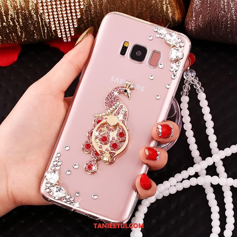 Etui Samsung Galaxy S8+ Silikonowe Rhinestone Gwiazda, Obudowa Samsung Galaxy S8+ Tendencja Kwiaty Telefon Komórkowy