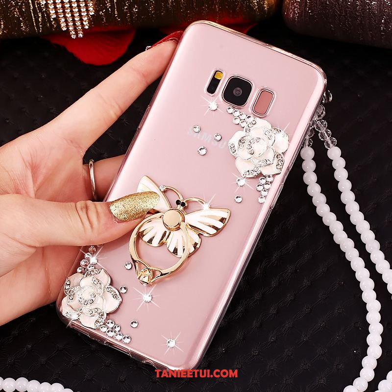 Etui Samsung Galaxy S8+ Silikonowe Rhinestone Gwiazda, Obudowa Samsung Galaxy S8+ Tendencja Kwiaty Telefon Komórkowy