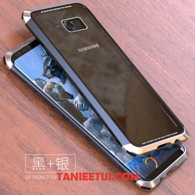 Etui Samsung Galaxy S8+ Telefon Komórkowy Anti-fall Czarny, Futerał Samsung Galaxy S8+ Ochraniacz Granica Szkło