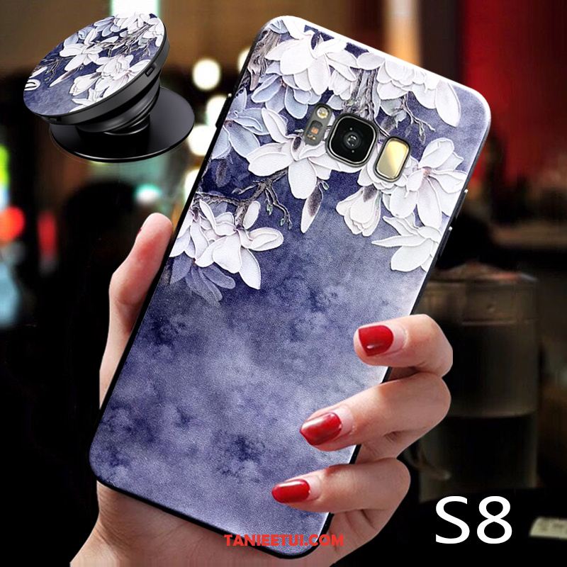 Etui Samsung Galaxy S8 Tendencja Niebieski Anti-fall, Obudowa Samsung Galaxy S8 Ochraniacz Cienkie Telefon Komórkowy