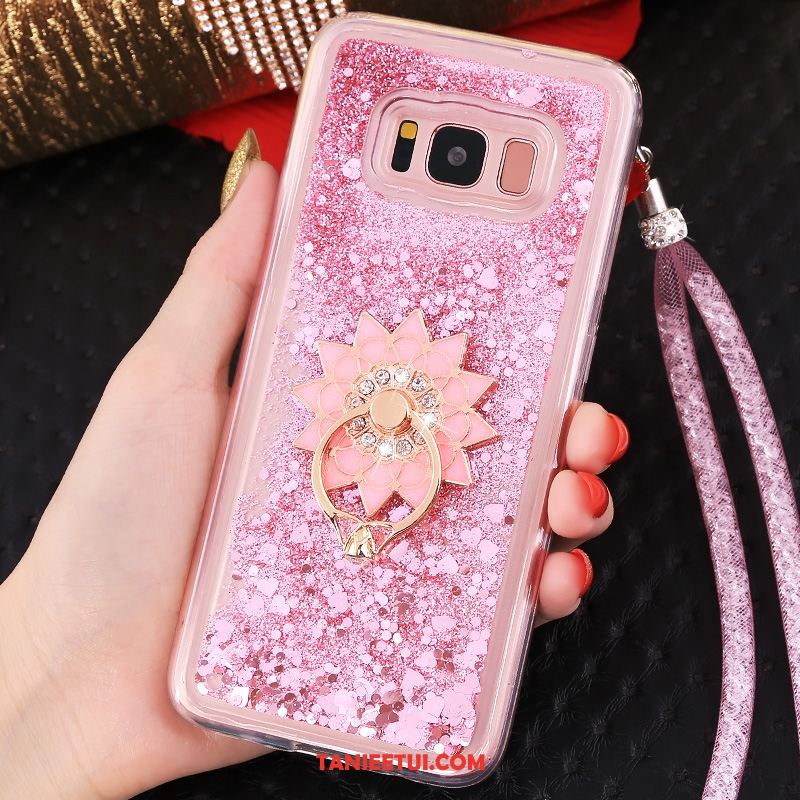 Etui Samsung Galaxy S8 Wiszące Ozdoby Niebieski Gwiazda, Obudowa Samsung Galaxy S8 Quicksand Ochraniacz Tendencja