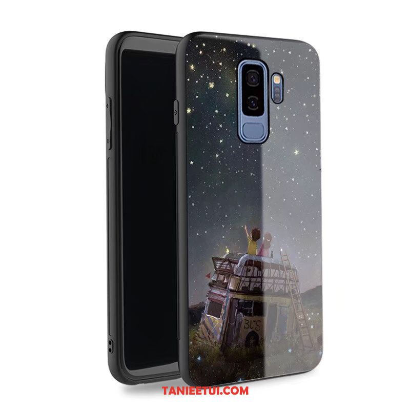 Etui Samsung Galaxy S9+ Anti-fall Niebieski Czerwony Netto, Obudowa Samsung Galaxy S9+ Ochraniacz Szkło Tylna Pokrywa