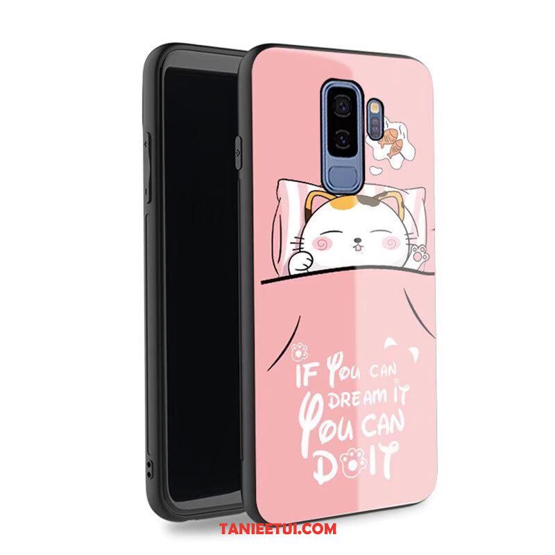 Etui Samsung Galaxy S9+ Anti-fall Niebieski Czerwony Netto, Obudowa Samsung Galaxy S9+ Ochraniacz Szkło Tylna Pokrywa