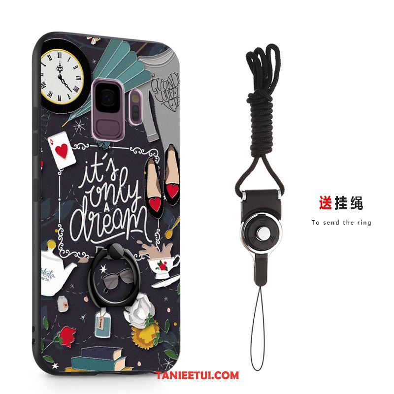 Etui Samsung Galaxy S9 Anti-fall Wspornik Ochraniacz, Pokrowce Samsung Galaxy S9 Filmy Relief Wiszące Ozdoby