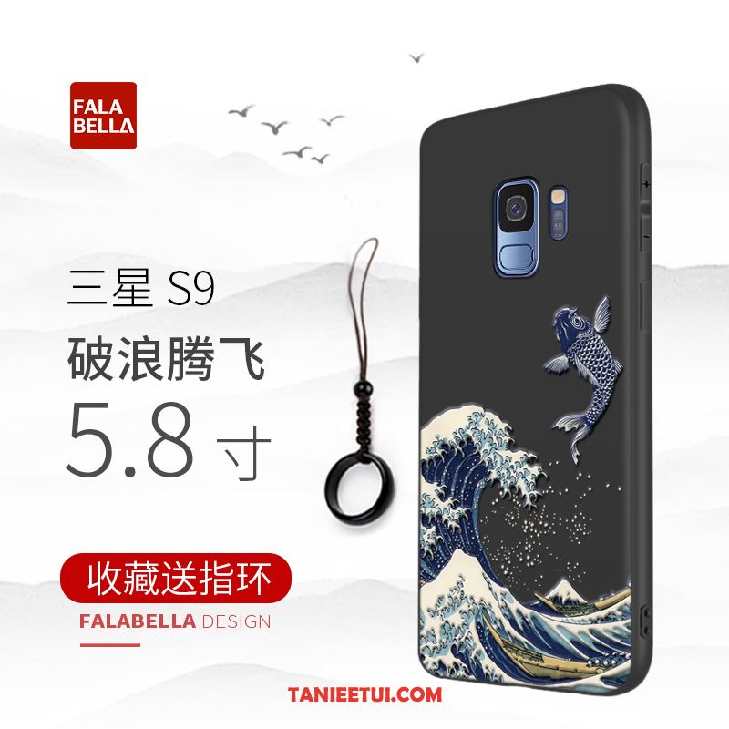 Etui Samsung Galaxy S9 Chiński Styl Anti-fall Silikonowe, Obudowa Samsung Galaxy S9 Gwiazda Tendencja Ochraniacz