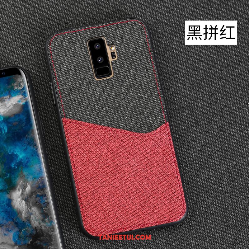 Etui Samsung Galaxy S9+ Czerwony Modna Marka All Inclusive, Futerał Samsung Galaxy S9+ Magnetyzm Ochraniacz Wzór