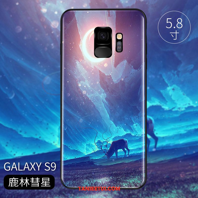 Etui Samsung Galaxy S9 Czerwony Netto Nubuku Lustro, Futerał Samsung Galaxy S9 Anti-fall Ochraniacz Telefon Komórkowy