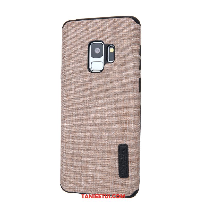 Etui Samsung Galaxy S9 Denim Szary Anti-fall, Obudowa Samsung Galaxy S9 Ochraniacz Silikonowe Biznes