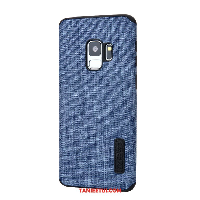 Etui Samsung Galaxy S9 Denim Szary Anti-fall, Obudowa Samsung Galaxy S9 Ochraniacz Silikonowe Biznes