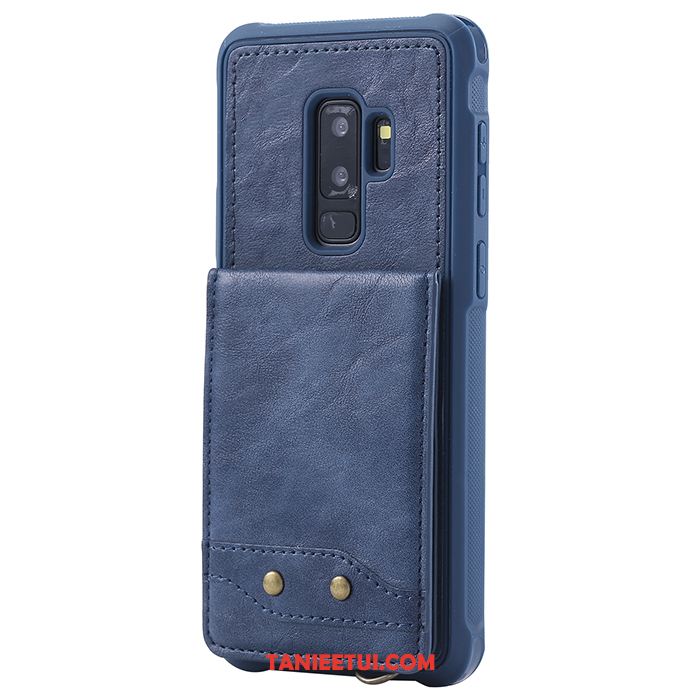 Etui Samsung Galaxy S9+ Gwiazda Anti-fall Karta, Futerał Samsung Galaxy S9+ Skórzany Futerał Wisząca Szyja Telefon Komórkowy