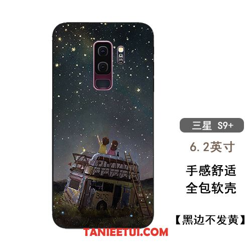 Etui Samsung Galaxy S9+ Gwiaździsty Anti-fall Miękki, Futerał Samsung Galaxy S9+ Niebieski All Inclusive Telefon Komórkowy