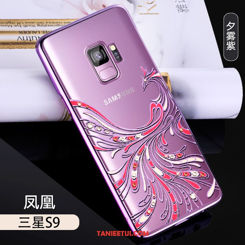 Etui Samsung Galaxy S9 Lekki I Cienki Telefon Komórkowy Ochraniacz, Pokrowce Samsung Galaxy S9 Trudno Przezroczysty Purpurowy