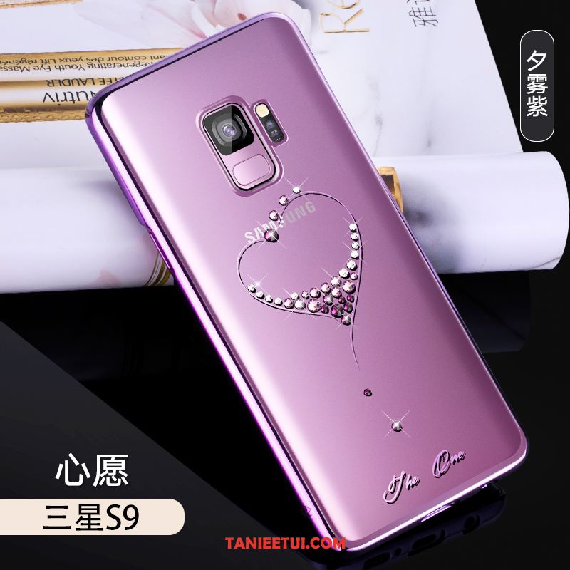 Etui Samsung Galaxy S9 Lekki I Cienki Telefon Komórkowy Ochraniacz, Pokrowce Samsung Galaxy S9 Trudno Przezroczysty Purpurowy