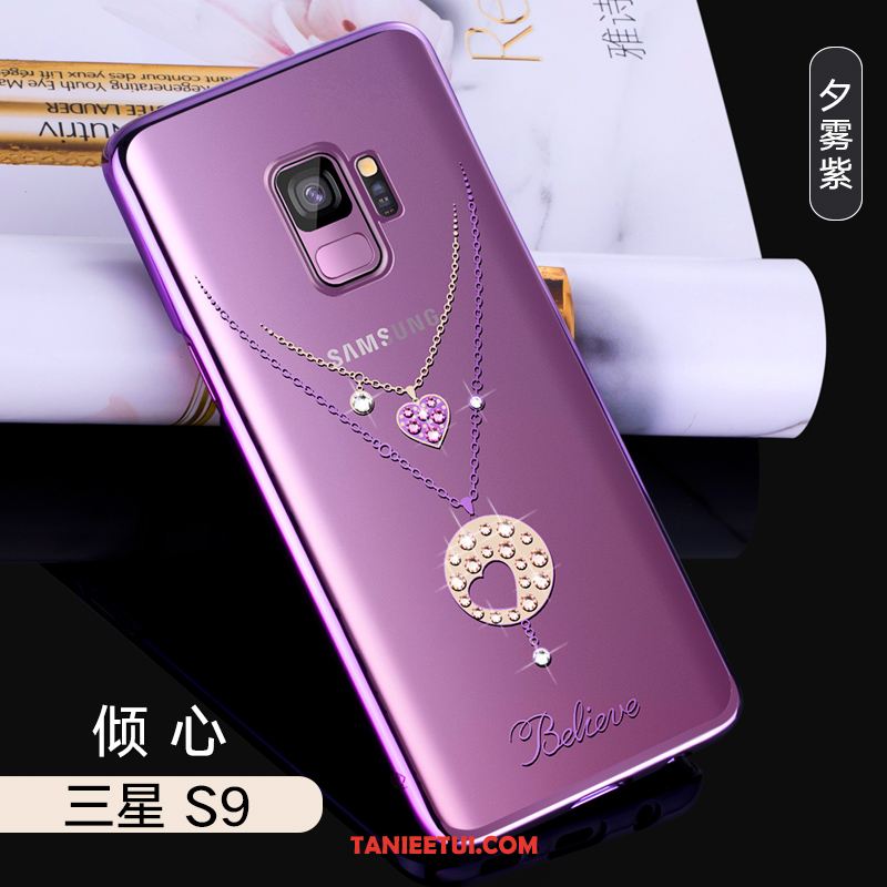 Etui Samsung Galaxy S9 Lekki I Cienki Telefon Komórkowy Ochraniacz, Pokrowce Samsung Galaxy S9 Trudno Przezroczysty Purpurowy