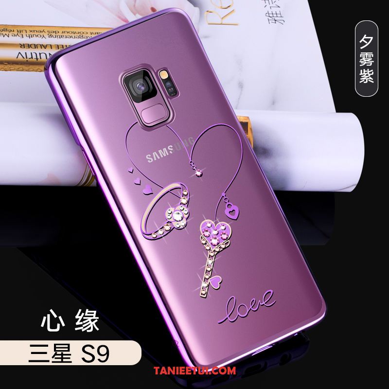 Etui Samsung Galaxy S9 Lekki I Cienki Telefon Komórkowy Ochraniacz, Pokrowce Samsung Galaxy S9 Trudno Przezroczysty Purpurowy