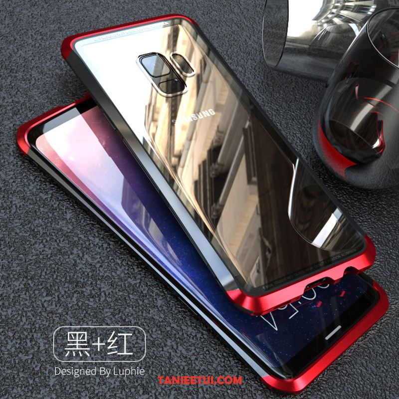 Etui Samsung Galaxy S9 Metal Anti-fall Złoto, Futerał Samsung Galaxy S9 All Inclusive Szkło Hartowane Trudno