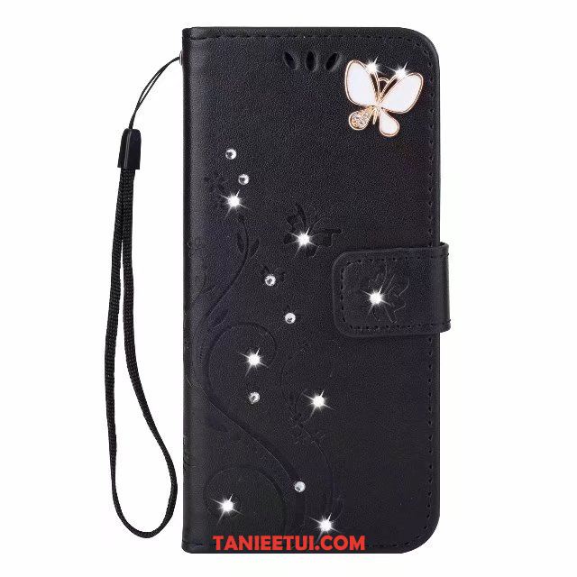 Etui Samsung Galaxy S9+ Motyl Telefon Komórkowy Złoto, Futerał Samsung Galaxy S9+ Relief Gwiazda Skórzany Futerał