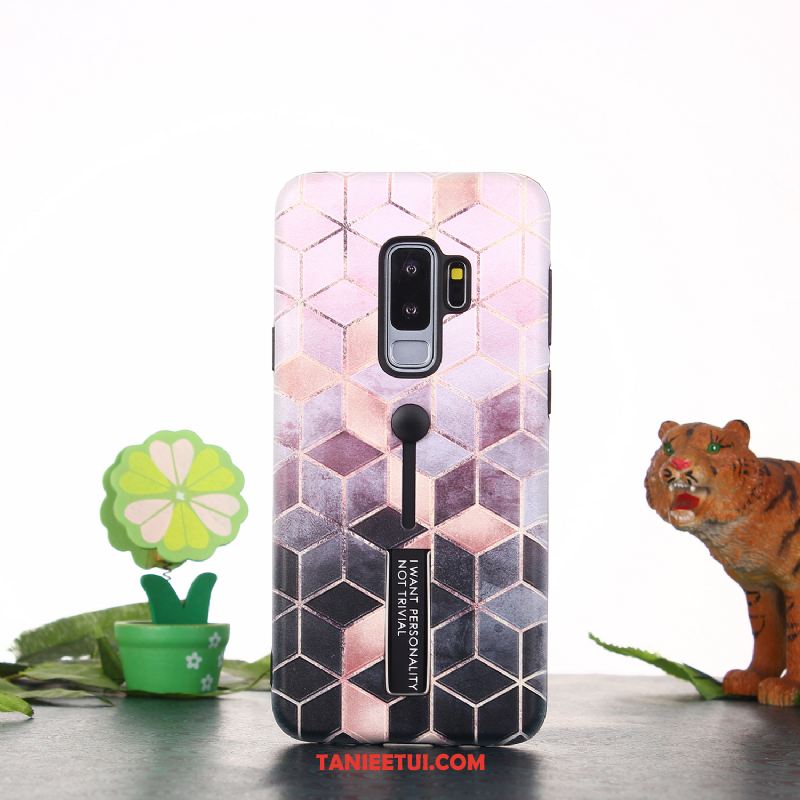 Etui Samsung Galaxy S9+ Relief Niebieski Gwiazda, Obudowa Samsung Galaxy S9+ Telefon Komórkowy Kolor Proste